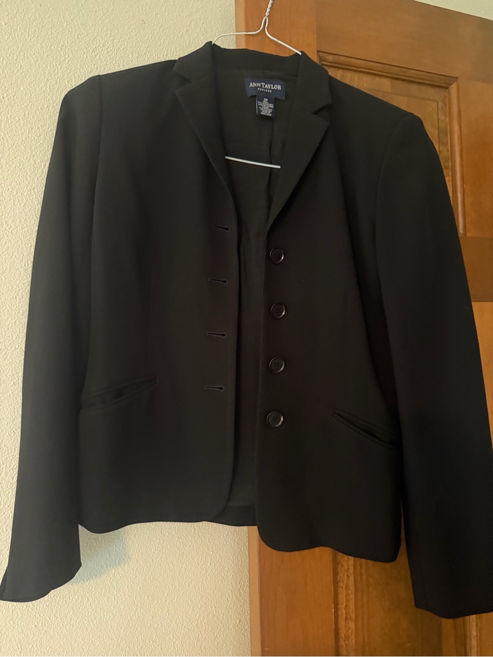 Ann Taylor Black Tailored Blazer
